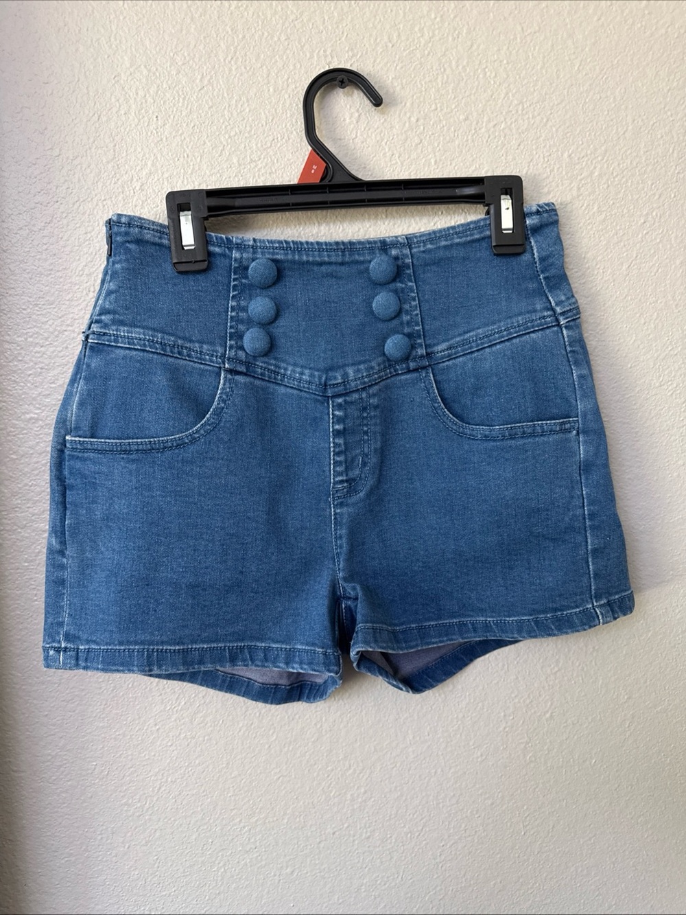 B8/3 Got Collection High Waisted Denim Shorts Size Large Juniors